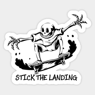 Stick The Landing Sticker